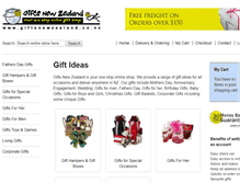 Tablet Screenshot of giftsnewzealand.co.nz